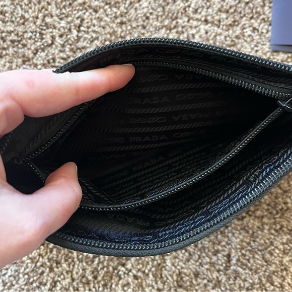Authentic Prada Black Nylon Wristlet - Picture 11 of 12